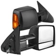 thumbnail image 1 of FEMPRXZ 2pcs Left & Right Side Textured Power Heated Operate Manual Folding and Telescoping Exterior Door Rear View Mirror W/ Heated Turn Signal Defrost Towing Mirrors Extended for Toyota, 1 of 10