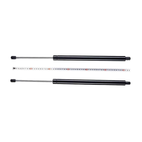 FEMPRXZ 2pcs Trunk Tailgate Lift Supports Right Passenger Side Shock Struts Springs Black Steel for Ford for Aerostar 1990-1997 17.05"-Compressed Length 10mm-Body Connection SG204001 819-5317