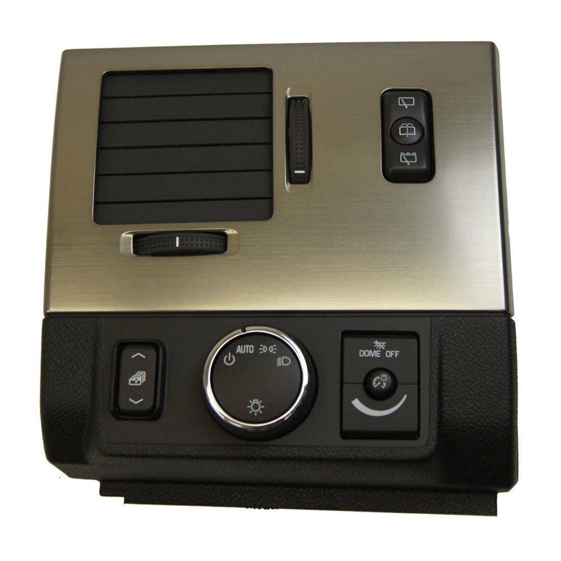 Black Front Fog Lamp Cover Fog Light Decorate Bezel Caps For Hummer H2