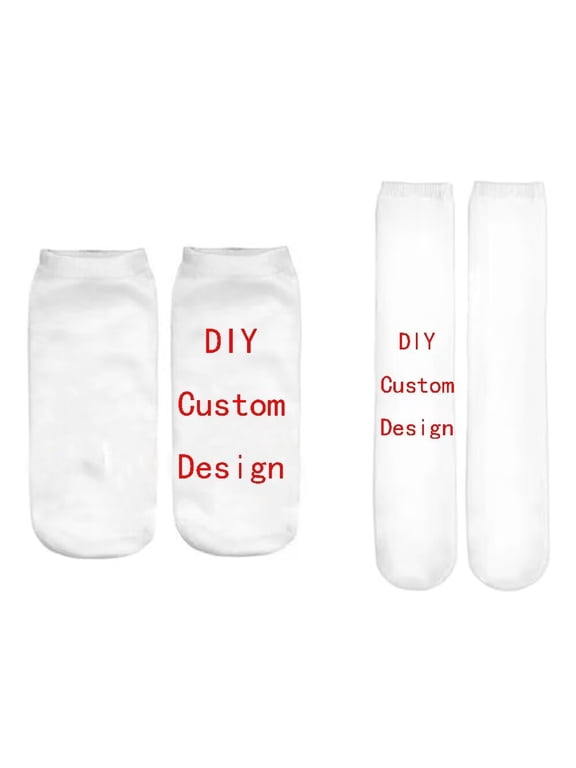 DIY men's and women's socks based on your text, name, image, customize personalized printed socks,funny socks for men,DIY printed socks