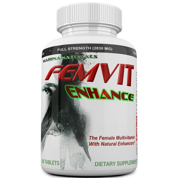 FEMVIT ENHANCE The Female Multivitamin, Multi-Minerals that helps with Vitality and Enhances your Female Senses Too. 60 Tablets