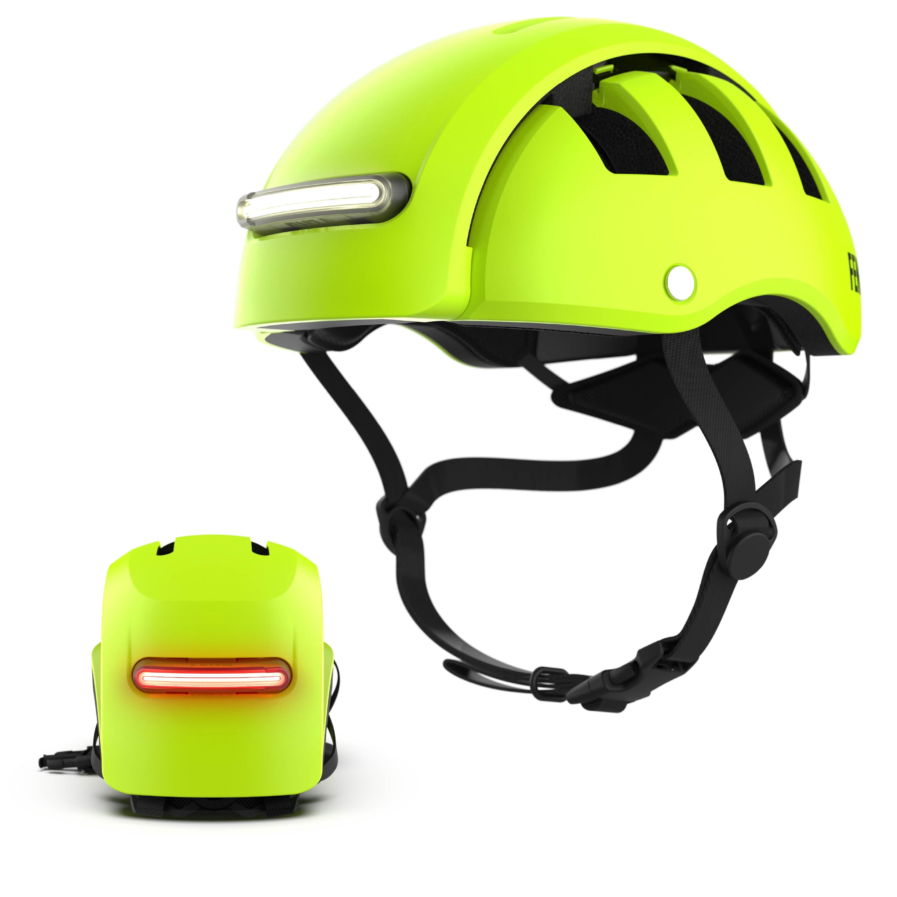 FEND Super Helmet With Ultra-Bright Lights - Adult Mens and Womens Bike Helmet - Collapsible by 50% of Original Size - Safety Certified for Bicycle Road Bike Scooter Cycling Commuter Helmet&nbsp;