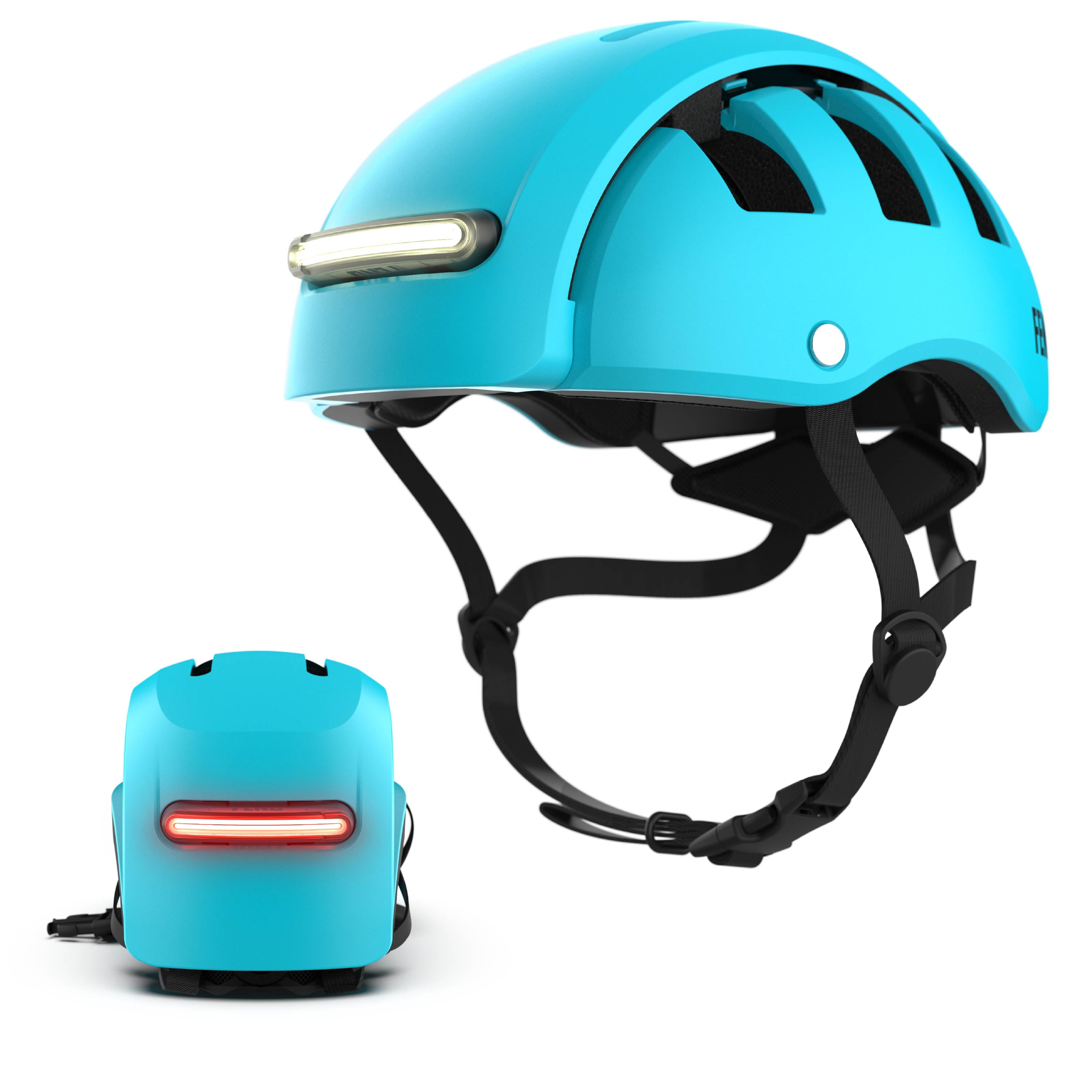 FEND Super Helmet With Ultra-Bright Lights - Adult Mens and Womens Bike Helmet - Collapsible by 50% of Original Size - Safety Certified for Bicycle Road Bike Scooter Cycling Commuter Helmet&nbsp;
