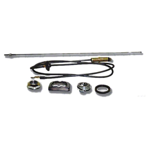 FENDER ANTENNA ASSEMBLY; FIXED MAST; INCLUDED CABLE AND MOUNTING HARDWARE