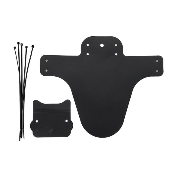 FENDER BLACK WITH STEALTH, Front and Rear Compatible Bicycle Mudguard, Plus Size and Fat Bike Wheel Sizes(26.5*22CM)