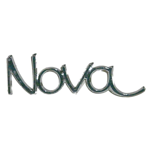 FENDER EMBLEM; 'NOVA'; 2 REQUIRED; MADE OF STEEL
