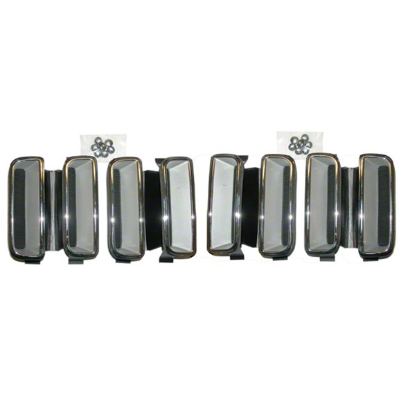 FENDER INSERT; 12-PIECE PLUS HARDWARE FOR ONE CAR