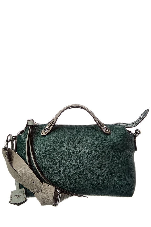 By The Way Selleria Medium Leather Shoulder Bag, Green