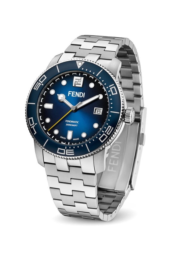Men's FENDI Aqua Watch, NS