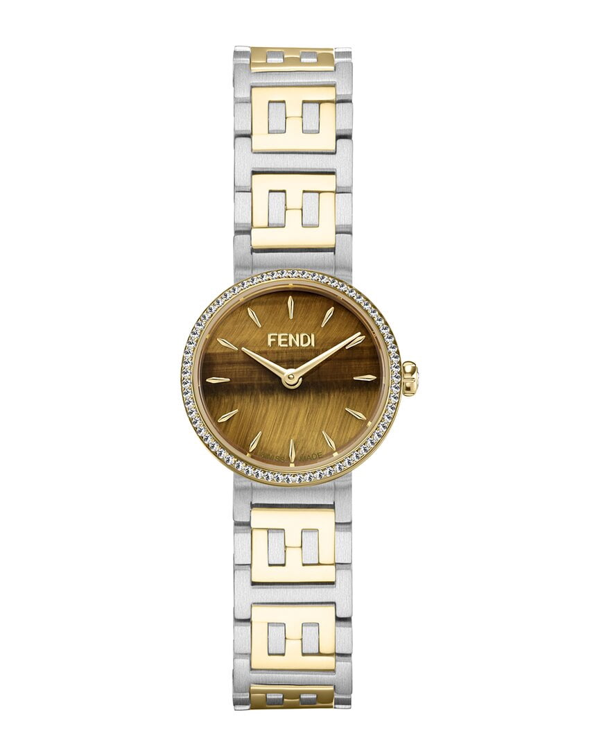 FENDI フェンディ 6100Lシェルダイアルレディースウォッチ FENDI Women's Forever Fendi Watch - Walmart.com