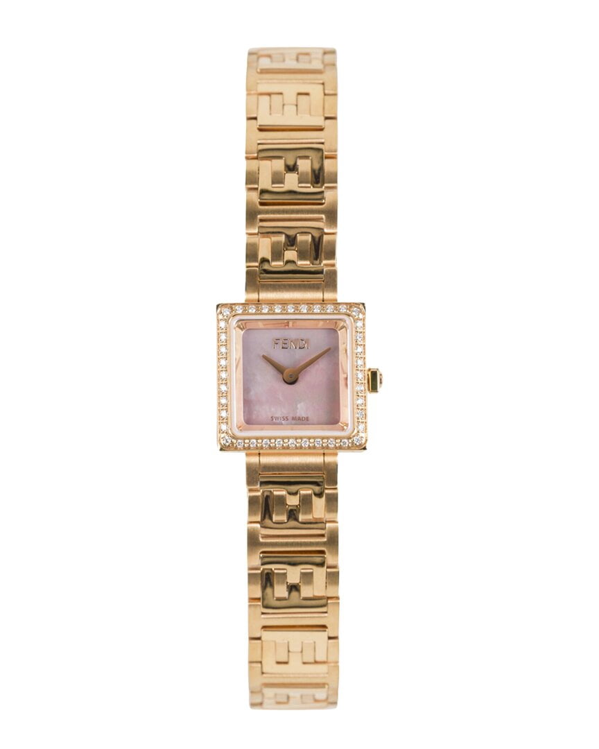 FENDI　WATCH　腕時計　レディース FENDI 700L Gold Women's Watch Shell Dial Quartz Vintage Japan