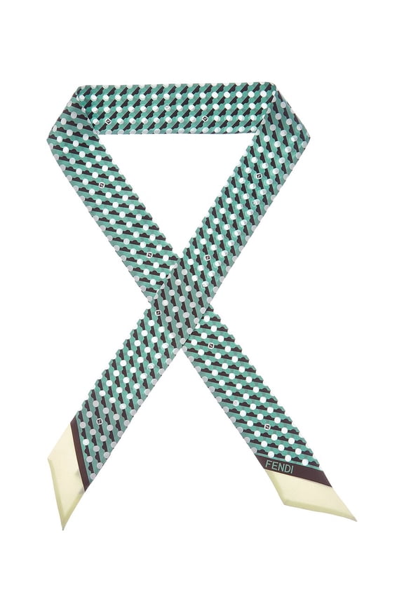Wrappy Silk Scarf, Green