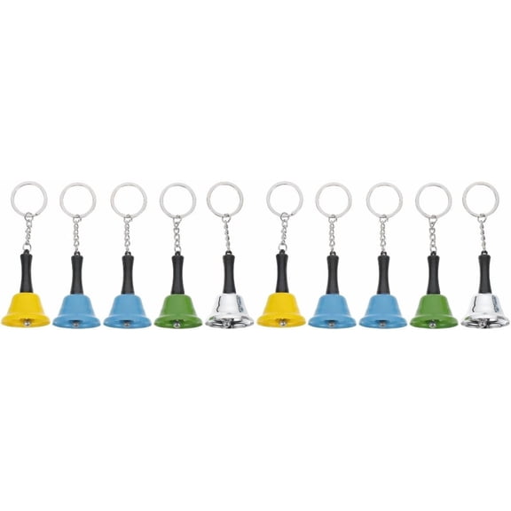 FENG10 Pcs Hand Bell Keychain Small Bell Keychain Bell Keyring Handbag Keychain Novelty Keychains Pendant Keychain For Handbag Purse-240521