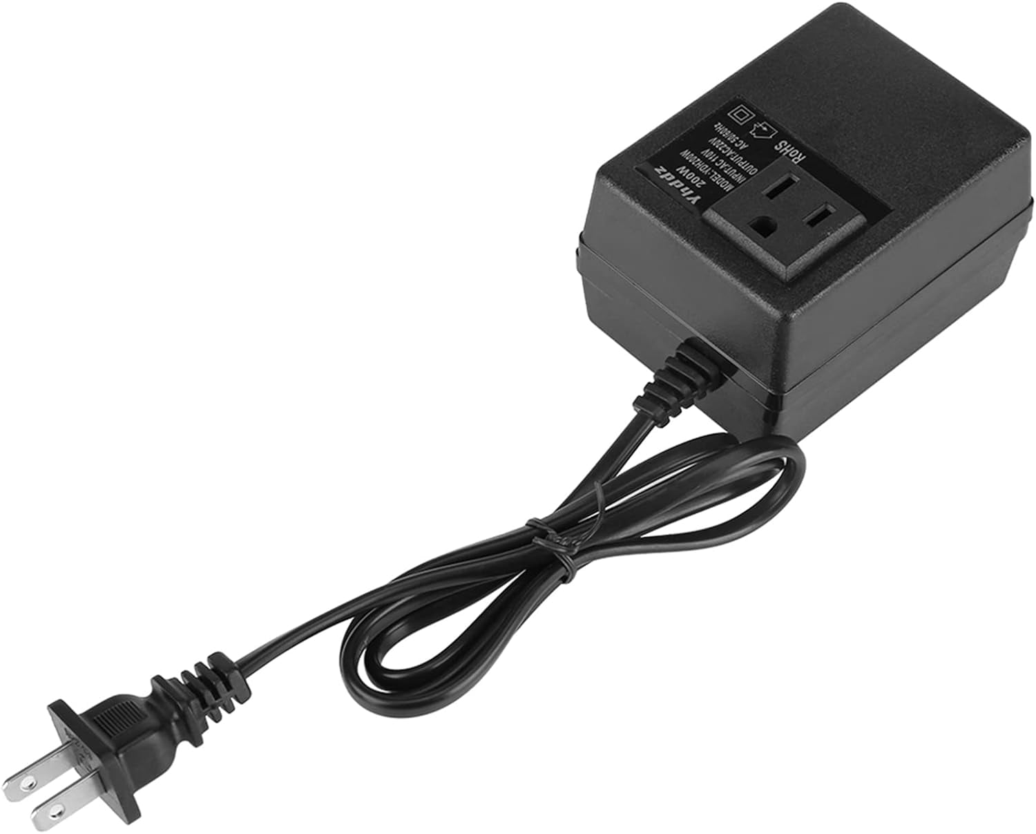 FENG110 to 220 Voltage Converter,200W Journey Travel Adapter 110V to 220V Voltage Power Converter Transformer-240527