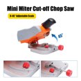 FENG20 110V Mini Benchtop CutOff Saw Cutting Tool 45° Miter 2" Blade
