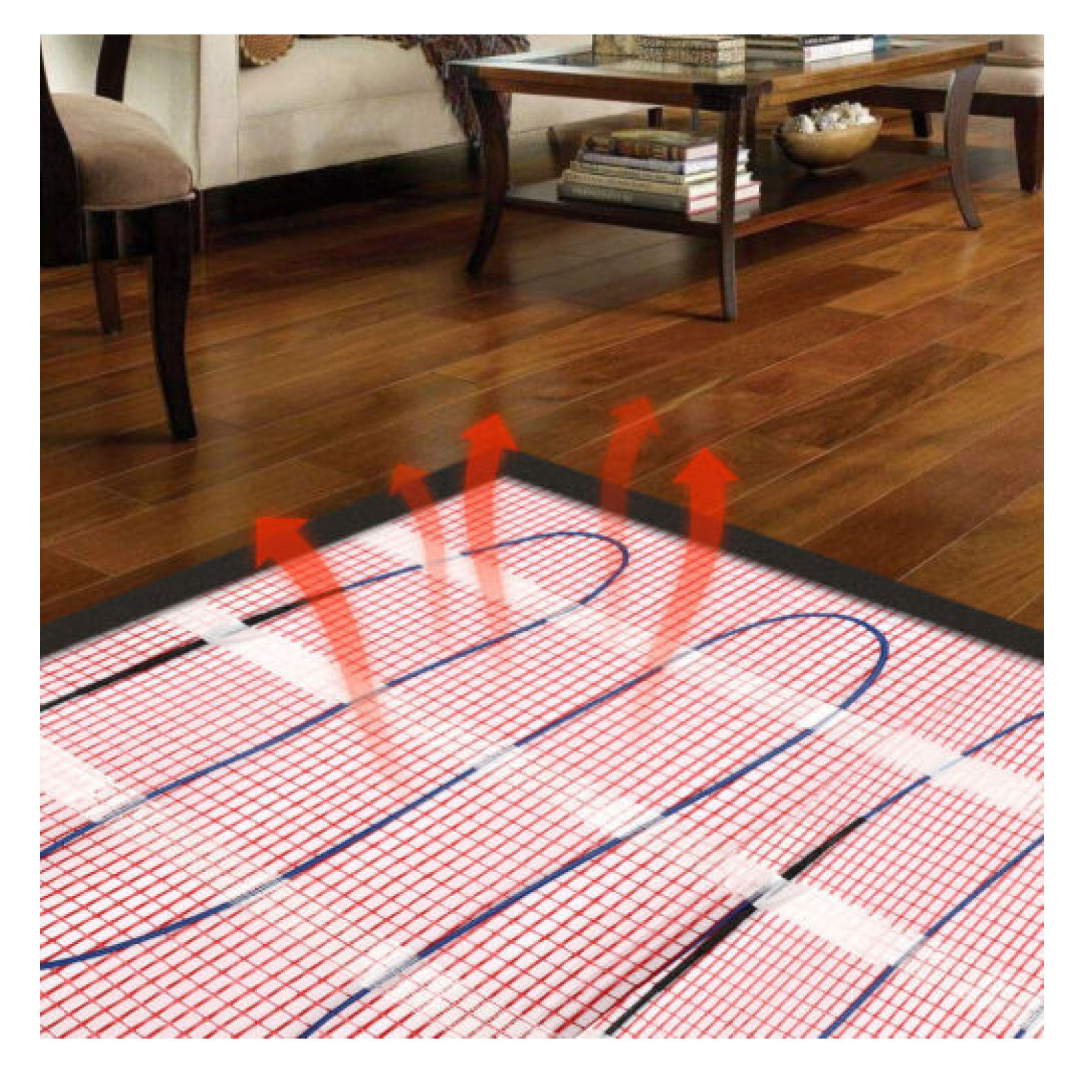 FENG20 120V Smart Heat Mat Kit Floor Heating System Heating Floor Mat 6