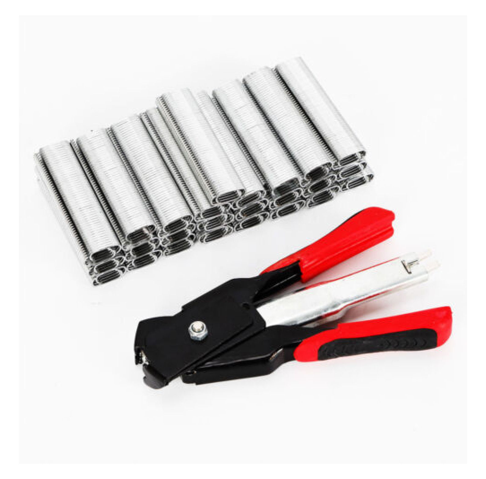 FENG20 2500X Manual Pliers C Ring Clips Gun Stapler for Netting Sausage