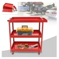 FENG20 3 Tier Rolling Tool Cart Steel Mobile Service Utility Cart for