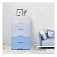FENG20 5 Drawer Vertical Clothes Storage Tower Bedroom Tall Small Chest