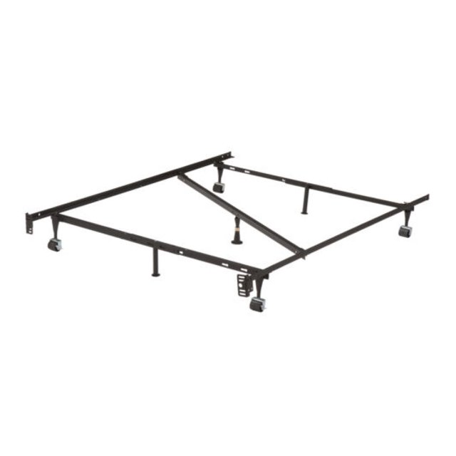 FENG20 7Leg Heavy Duty Metal Full Size Bed Frame with Center Support