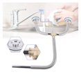 FENG20 Drain Kit Double Bowl Kitchen Sink Pipe Plumbing Replacement