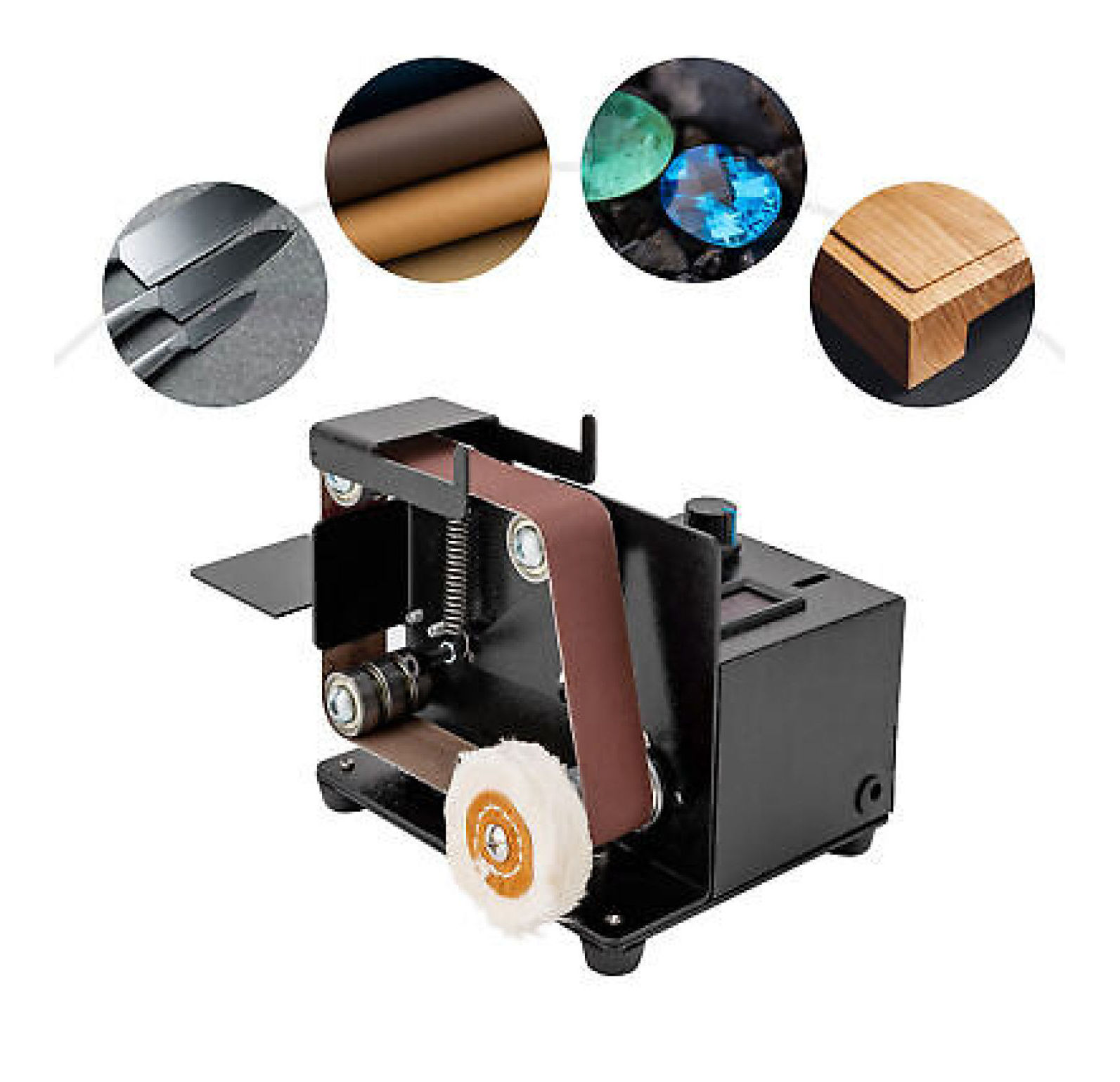 FENG20 Electric Polishing Grinding Machine for Wood Metal Knife with