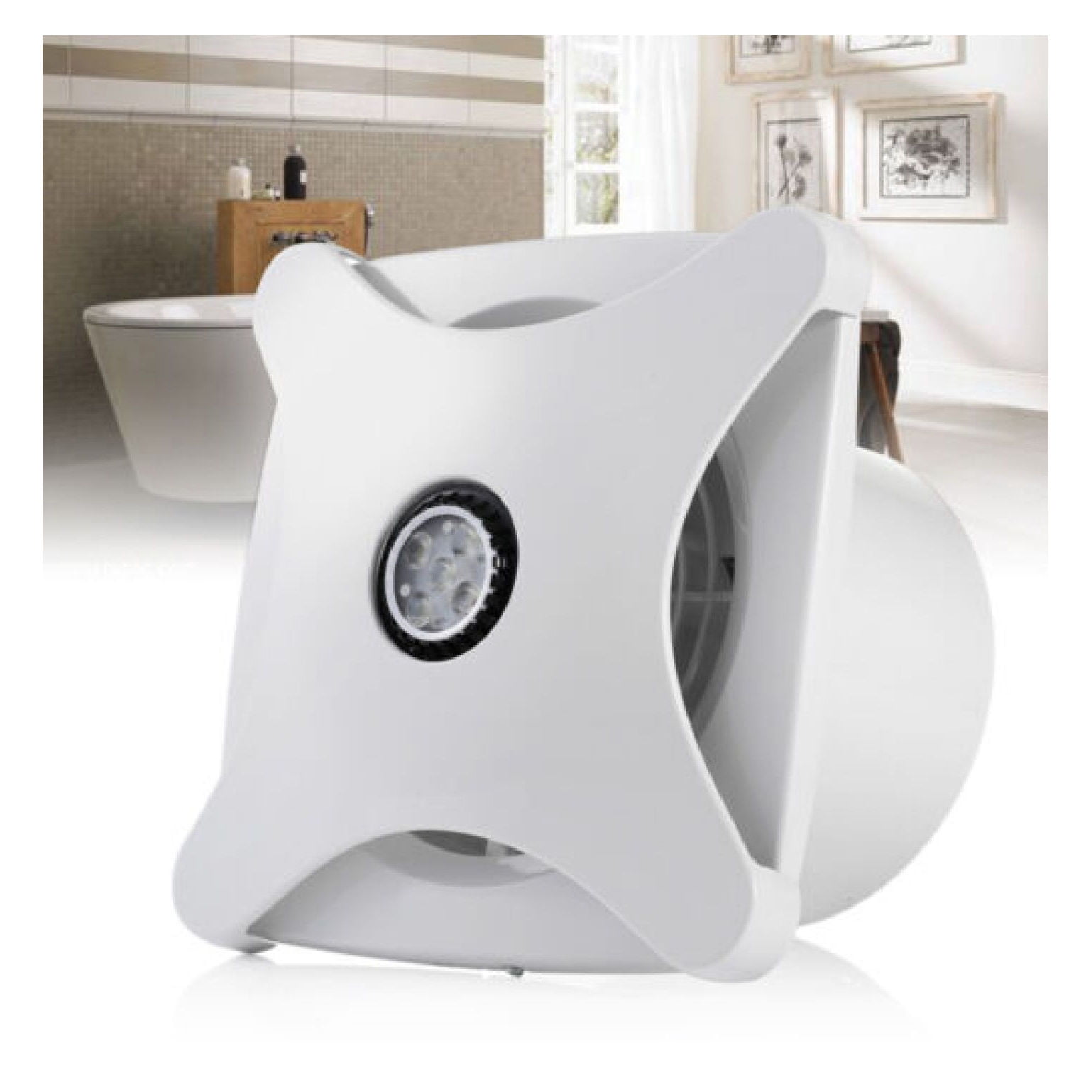 FENG20 Exhaust Fan Bathroom Extractor Vent Fans Wallmounted Household