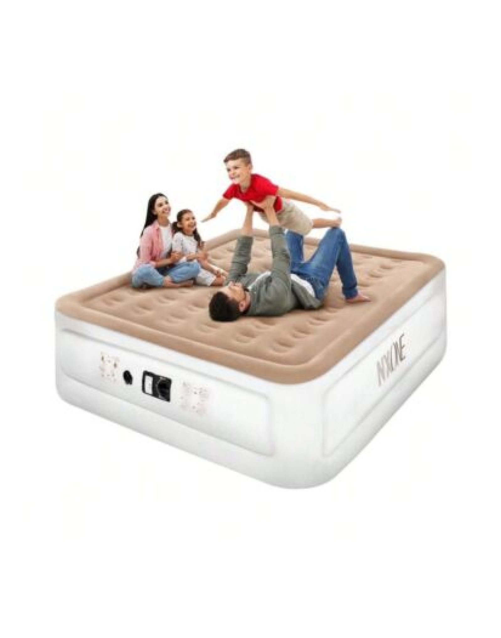 FENG20 King Air Mattress,Inflatable Airbed Luxury Double High Self