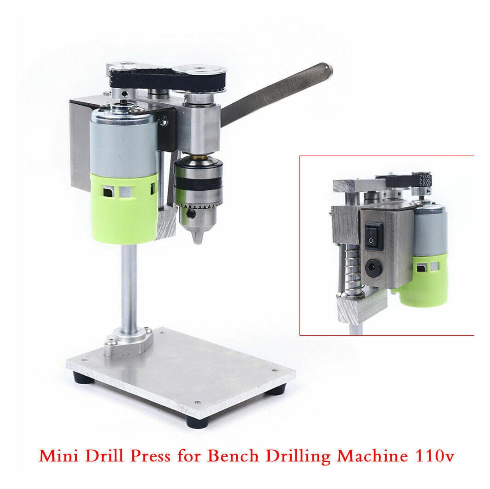 FENG20 Mini Drill Press Bench Top High Precision Wood/Metal Drilling