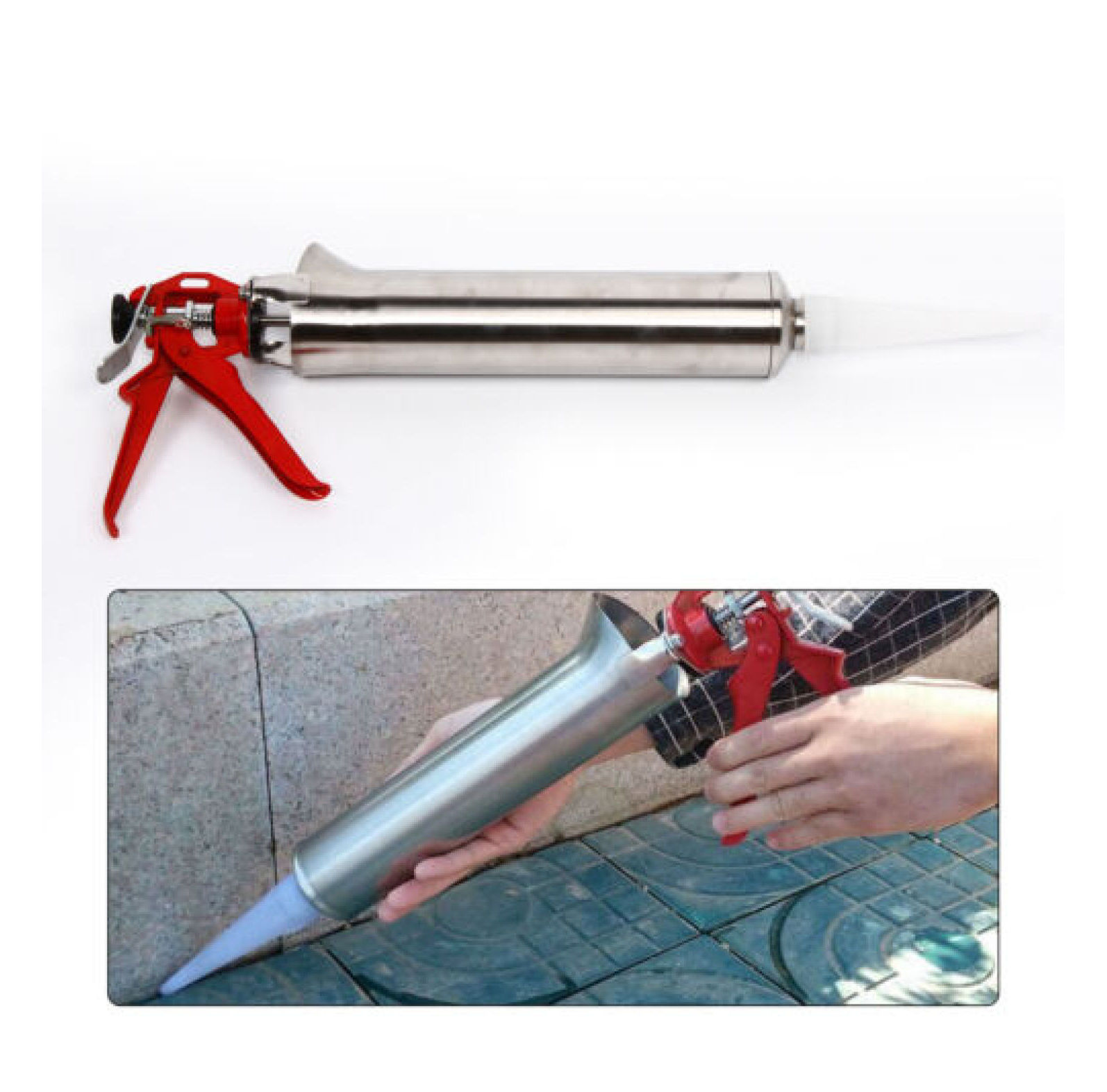 FENG20 Mortar Gun Set Pointing Grouting For Brick Paving Slabs Cement