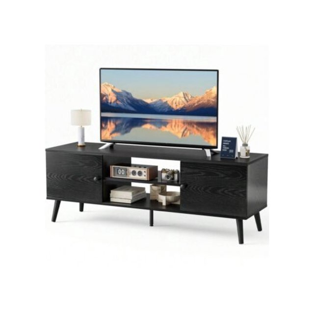 FENG20 TV Stand For 55 60 Inch Television,Entertainment Center,2