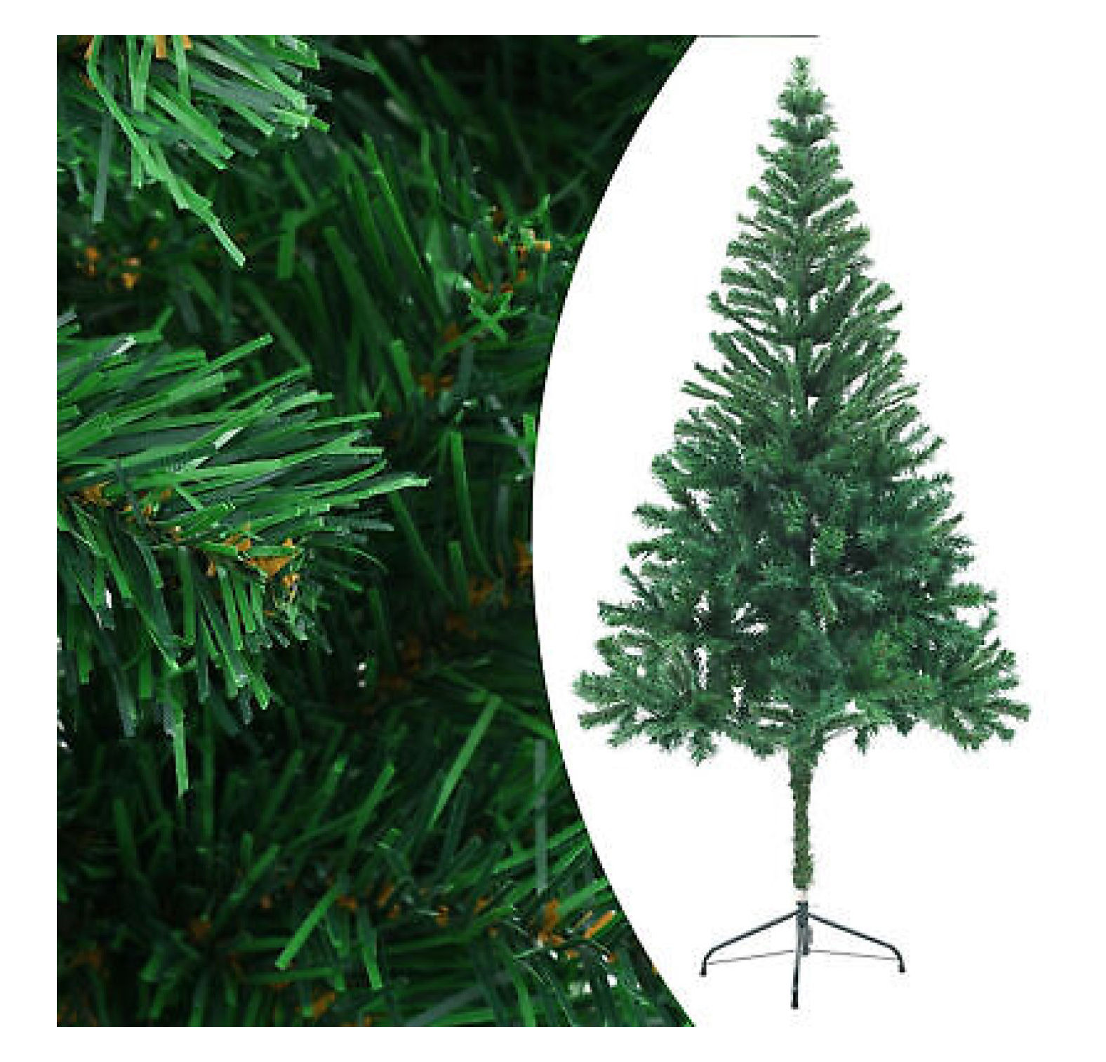 FENG20 Tidyard Artificial Christmas Tree with Steel Stand 70.9 Inch