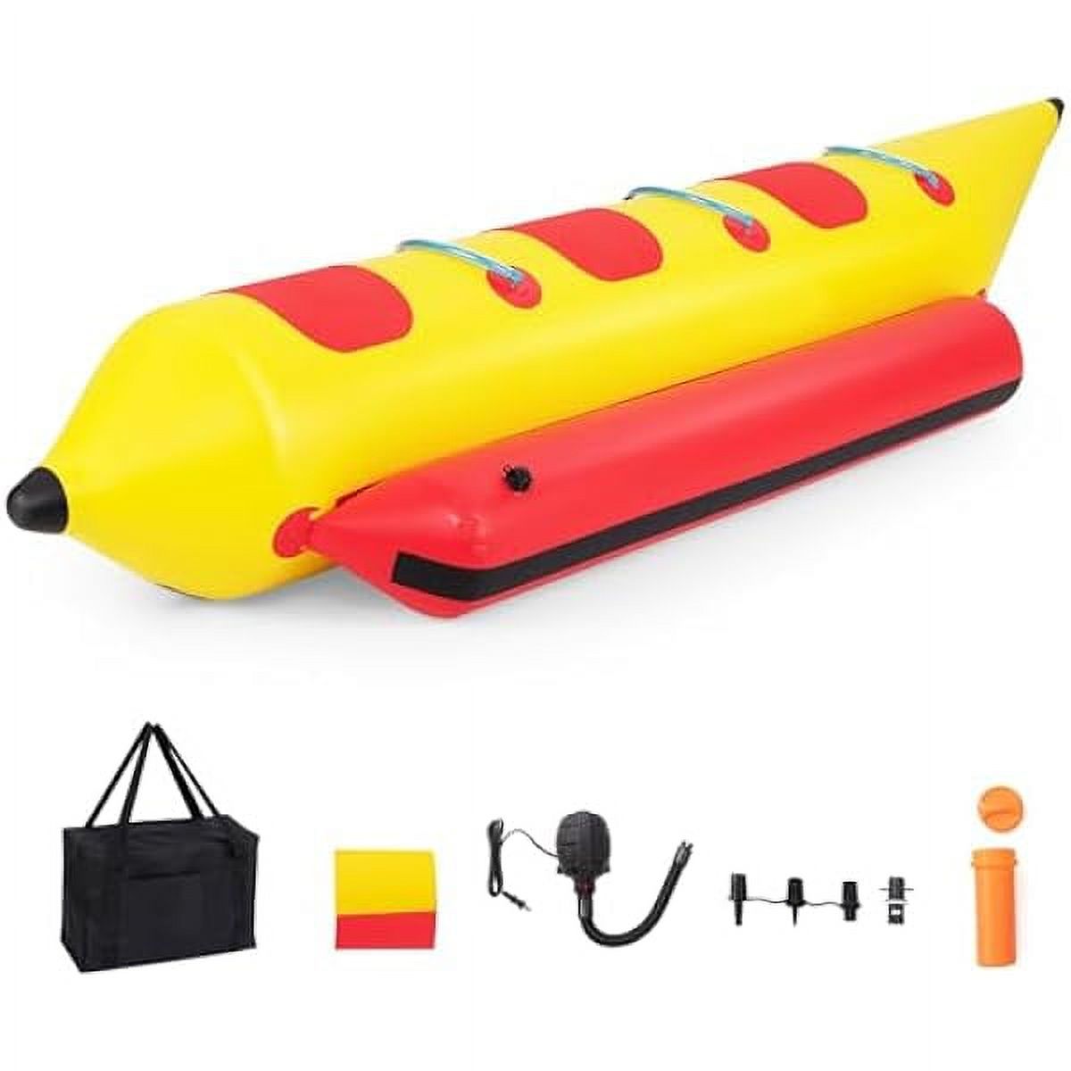 Rocket Inflatable Tube Heavy Duty Towable Rocket III 3-Rider Towable Tube - Heavy Duty Boat ...