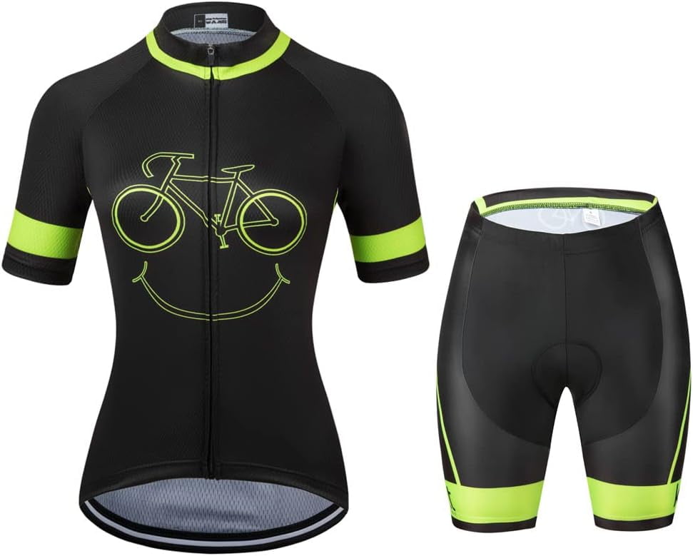 FENG24 Styles Women's Short Sleeve Cycling Jersey Jacket Cycling Shirt