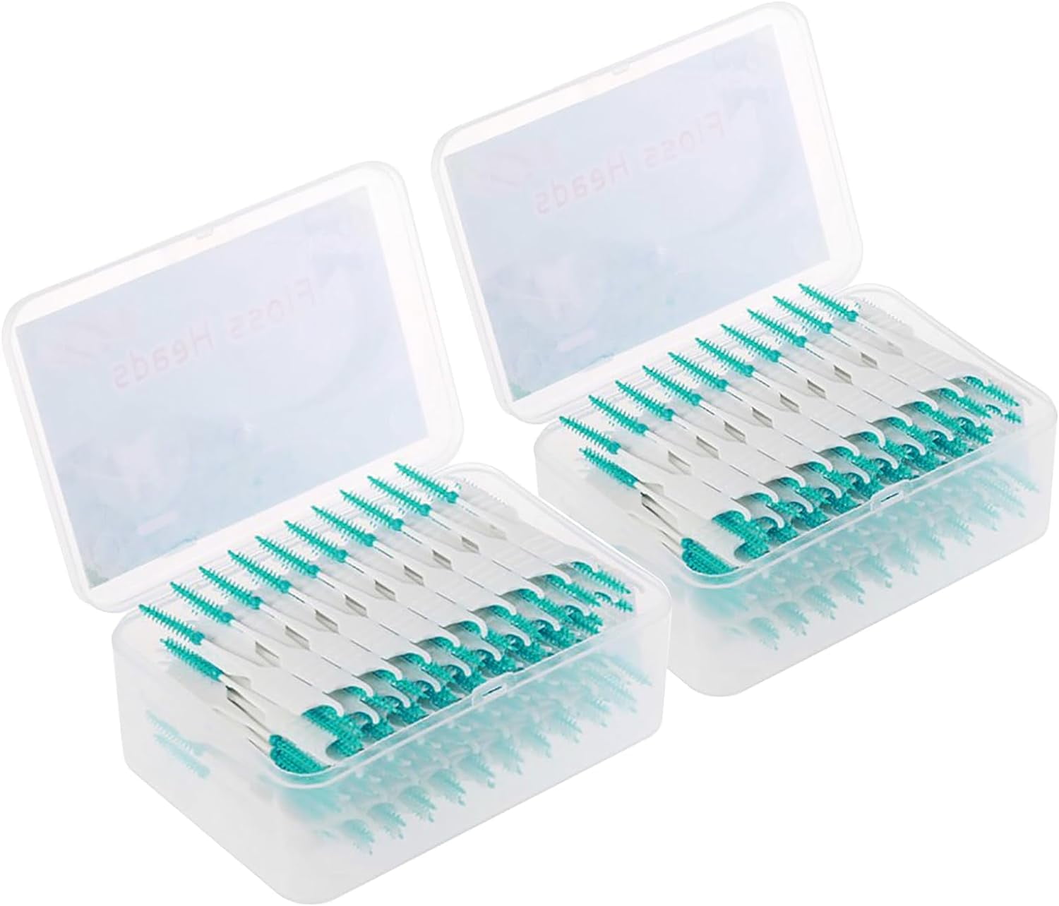 FENG400PCS Interdental Brushes DoubleEnded Silicone Toothpick Dual