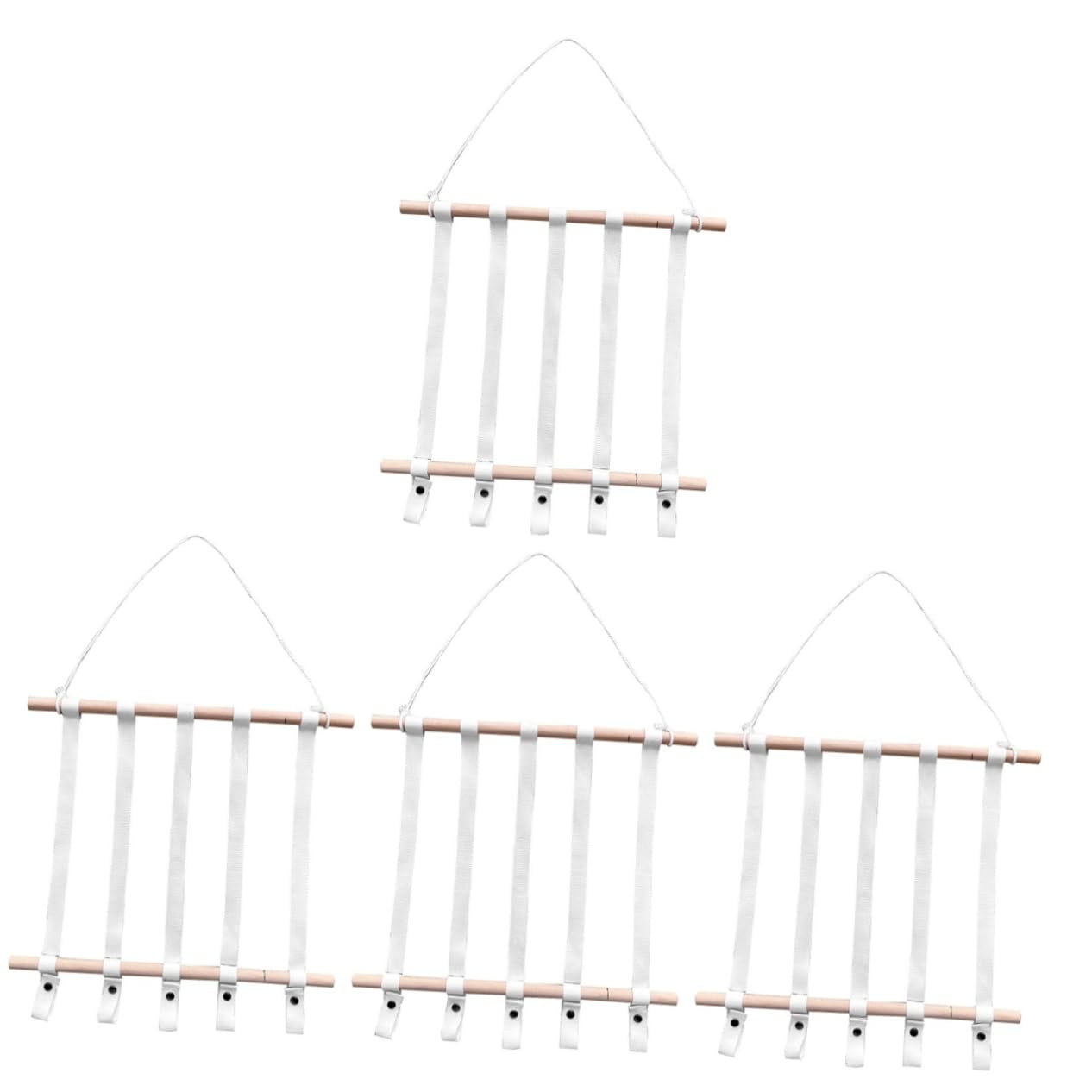 FENG4pcs Hairpin Storage Wall Hanging Hair Clip Storage Hanger Headband