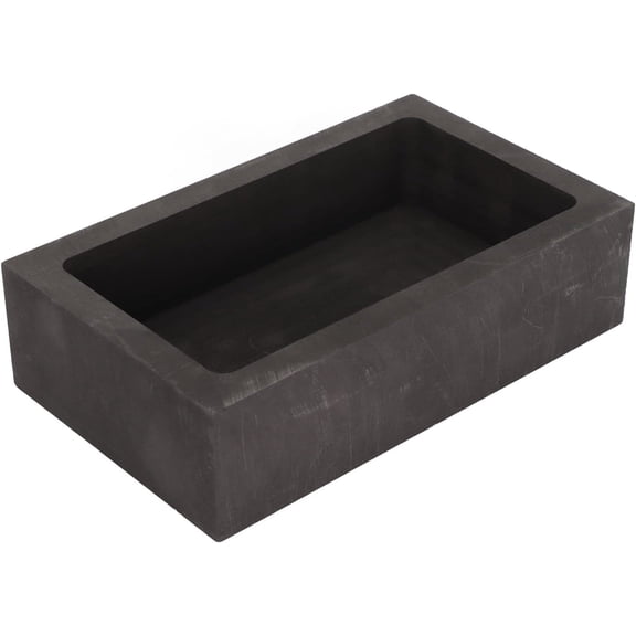 FENG5Kg Graphite Ingot Mold, Rectangular Crucible Ingot Casting Mould, Silver Gold Ingot Mould for Gold Silver Metal Aluminum Copper Melting Casting Refining-240521