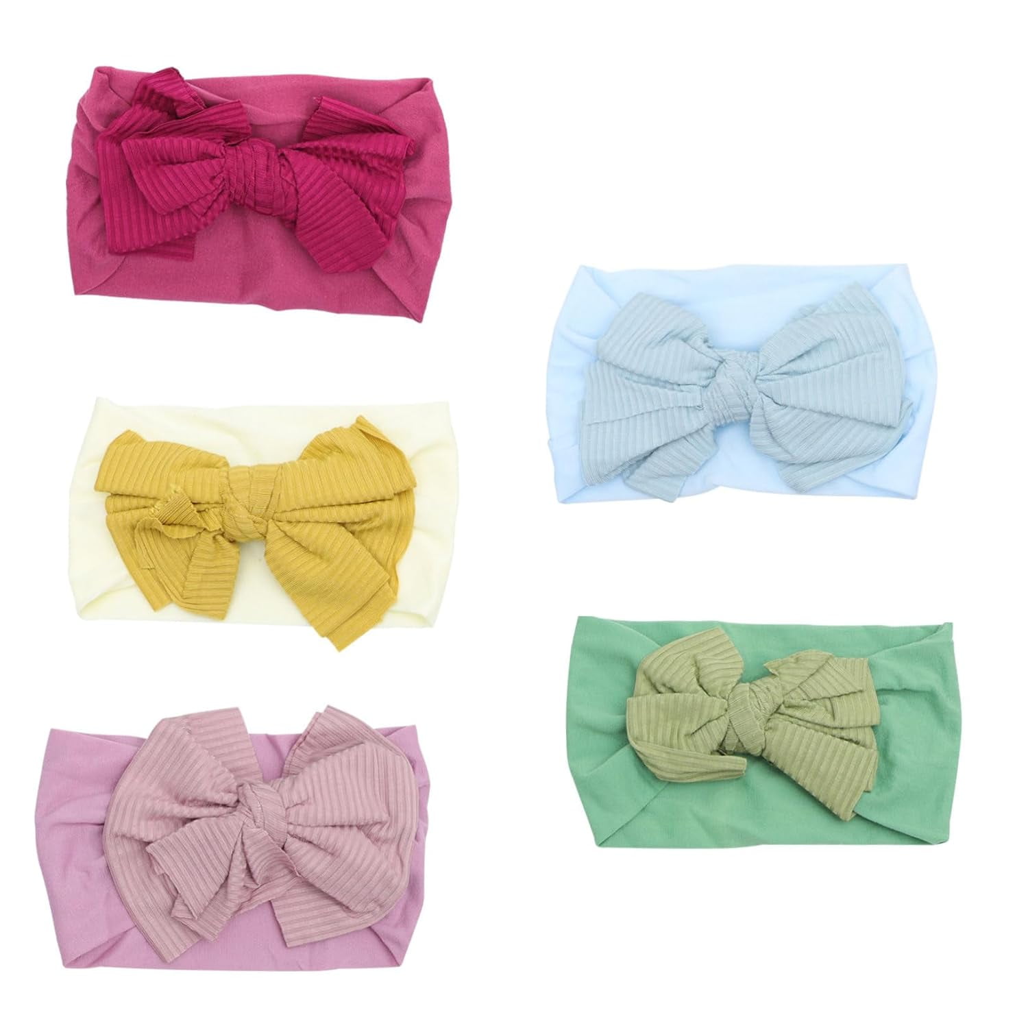 FENG5pcs Headband Hair Accessory Blue Hair Accessories Newborn Hair