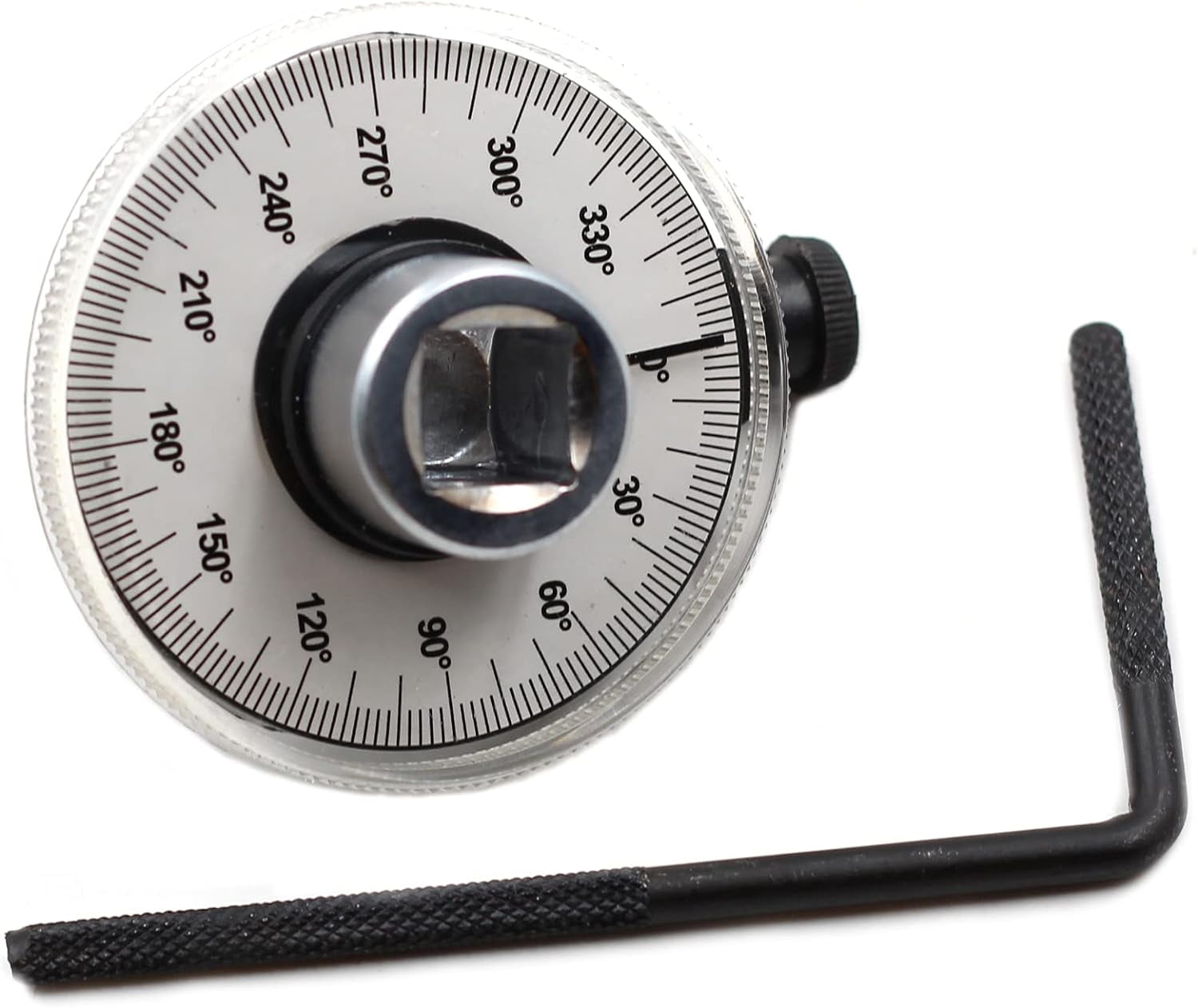 FENGAdjustable Torque Wrench 1/2 Drive Angle Gauge Torque Wrench Meter Measure Car Garage Tool