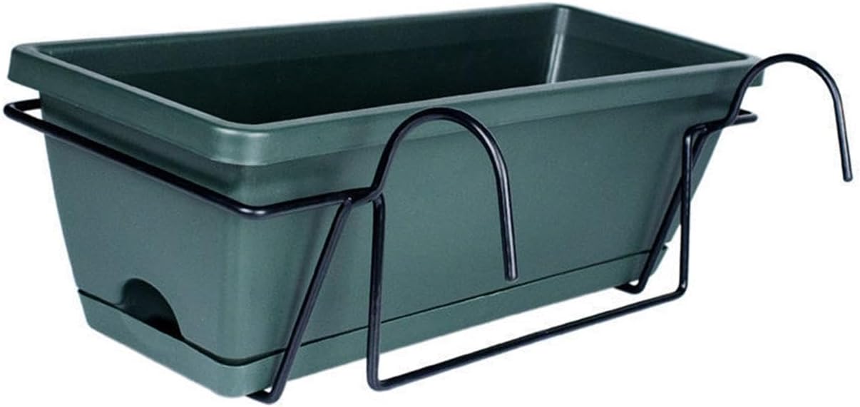 FENGBalcony Railing Planter Pot Window Box Planter Hanging Planter Rail