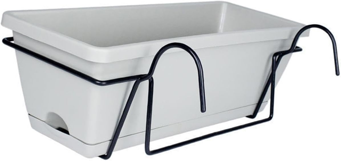 FENGBalcony Railing Planter Pot Window Box Planter Hanging Planter Rail
