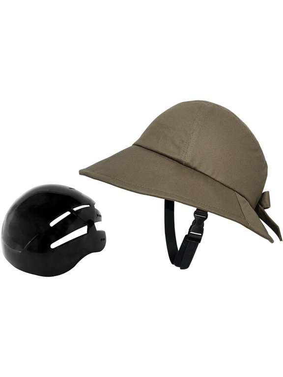 Helmet Hat Shaped Helmet Fishing Hat Sun Hat Cyclist Helmet Hat Type Helmet Cap for Women's Cycle Everyday Wear Work-240521