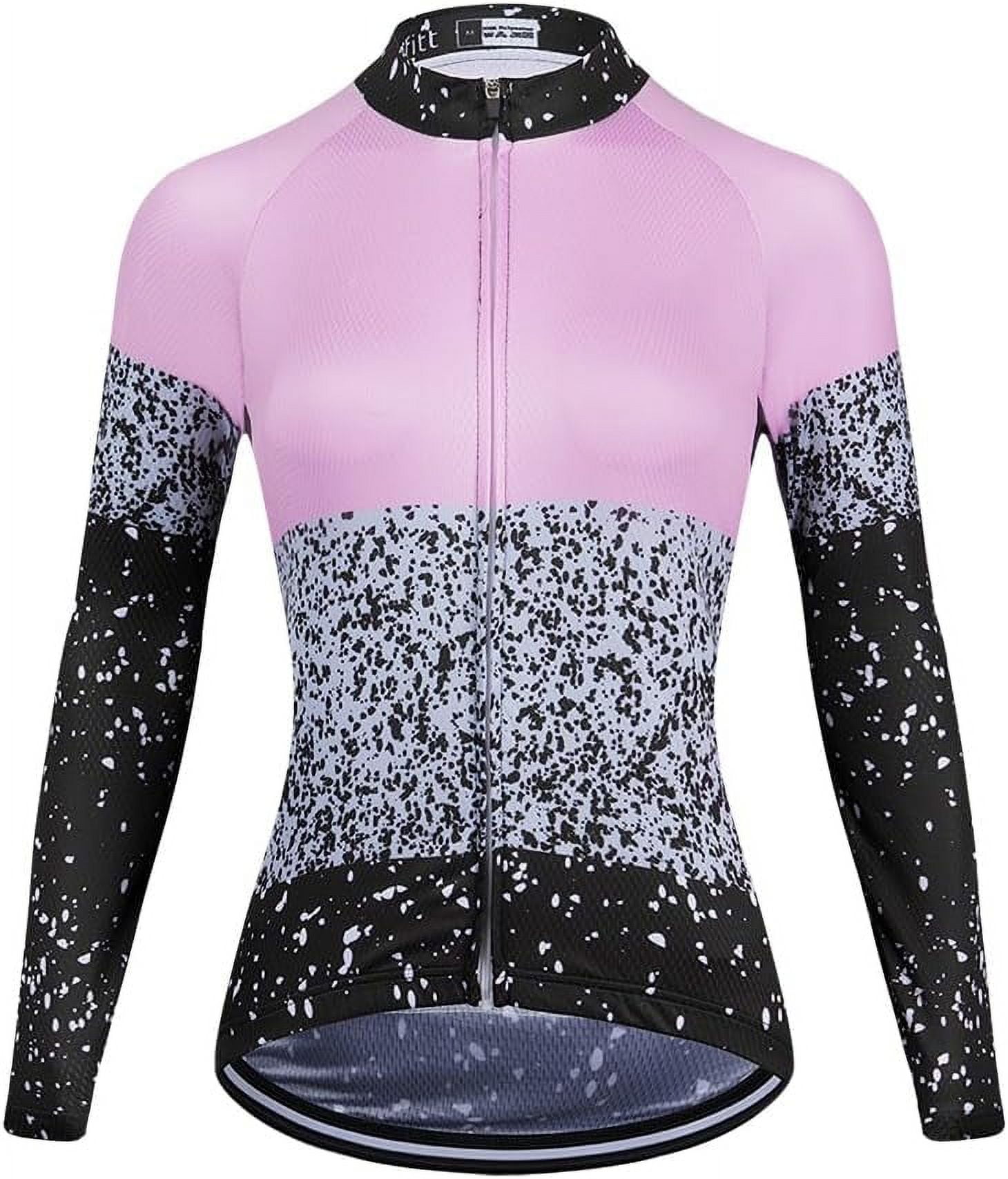 FENGBike Shirts for Women Long Sleeveless Cycling Jersey Women, Womens