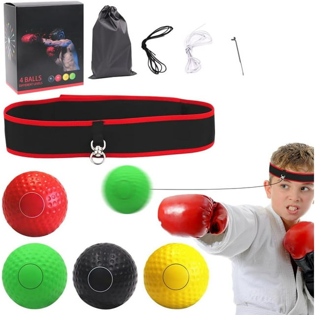 FENGBoxing Reflex Ball Headband Set, 2024 New Boxing Training Equipment
