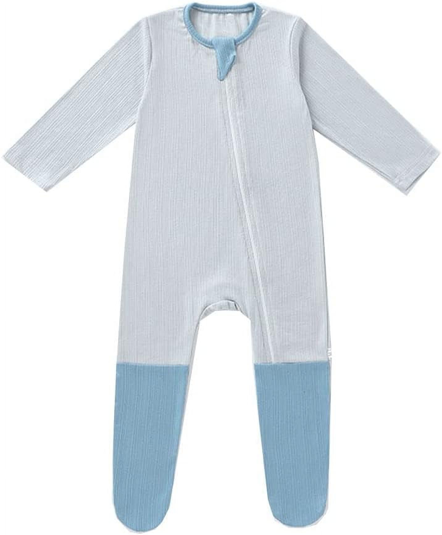 FENGBreathable Cotton Jumpsuit Unisex Baby Long Sleeve Rompers