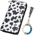 FENGCow Print Wallet PU Leather Purse Fashion Cow Pattern Wallet Cash