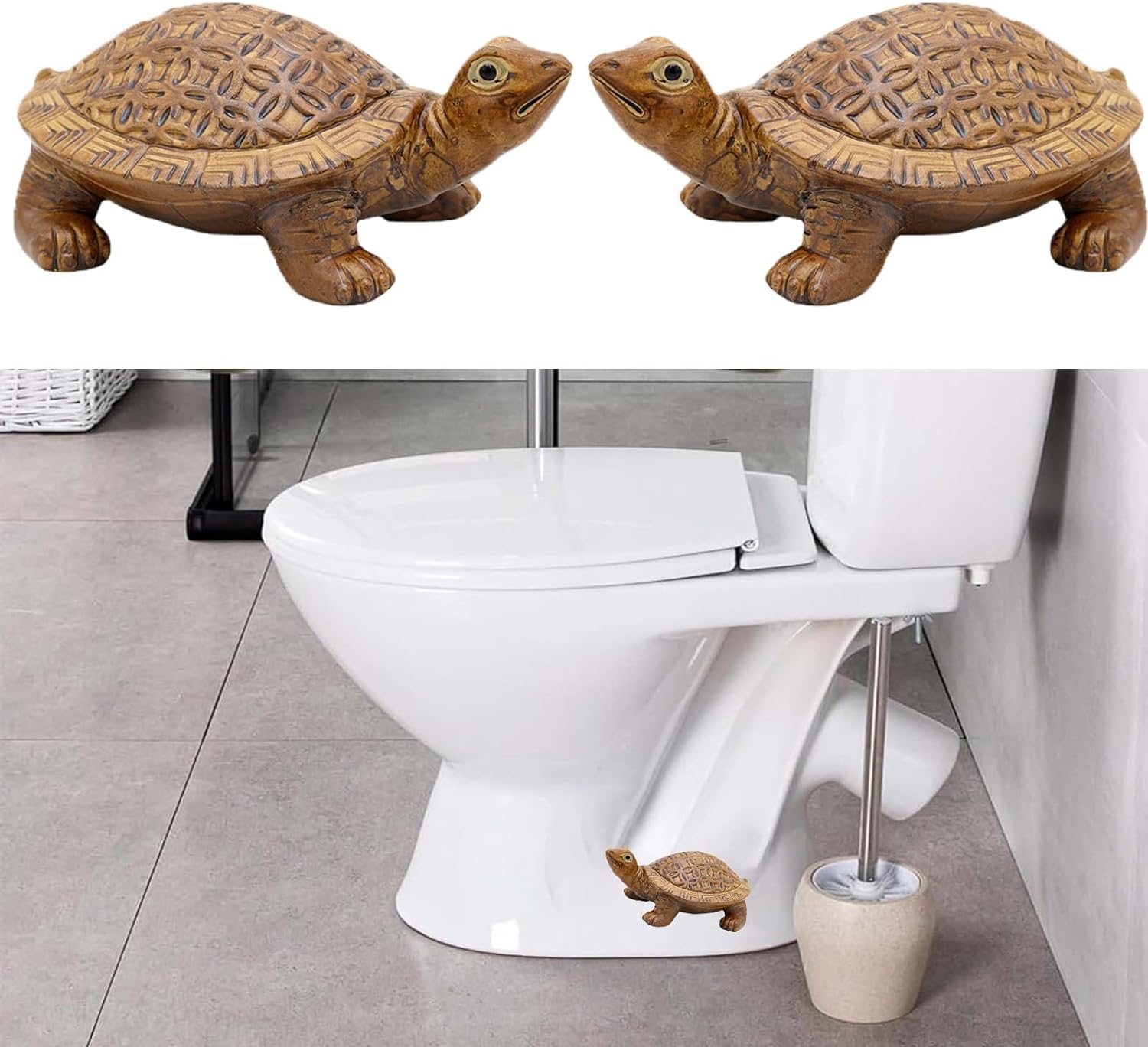 Funny Toilet Bolt Covers – Decorative Resin Caps For Bottom Bolts, Quick Install Bathroom Decor Toilet Bolt Covers Decorative