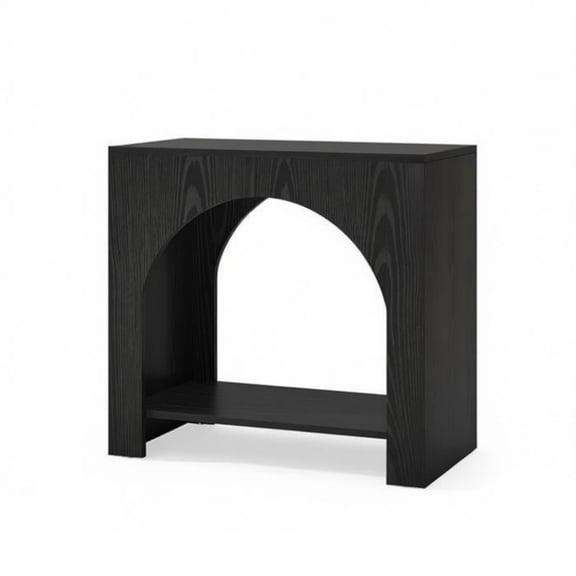 FENGFAN Cube Open Storage Wooden End Table, Simple Multi-Purpose Side Table Nightstand for Living Room Bedroom 1 Pack