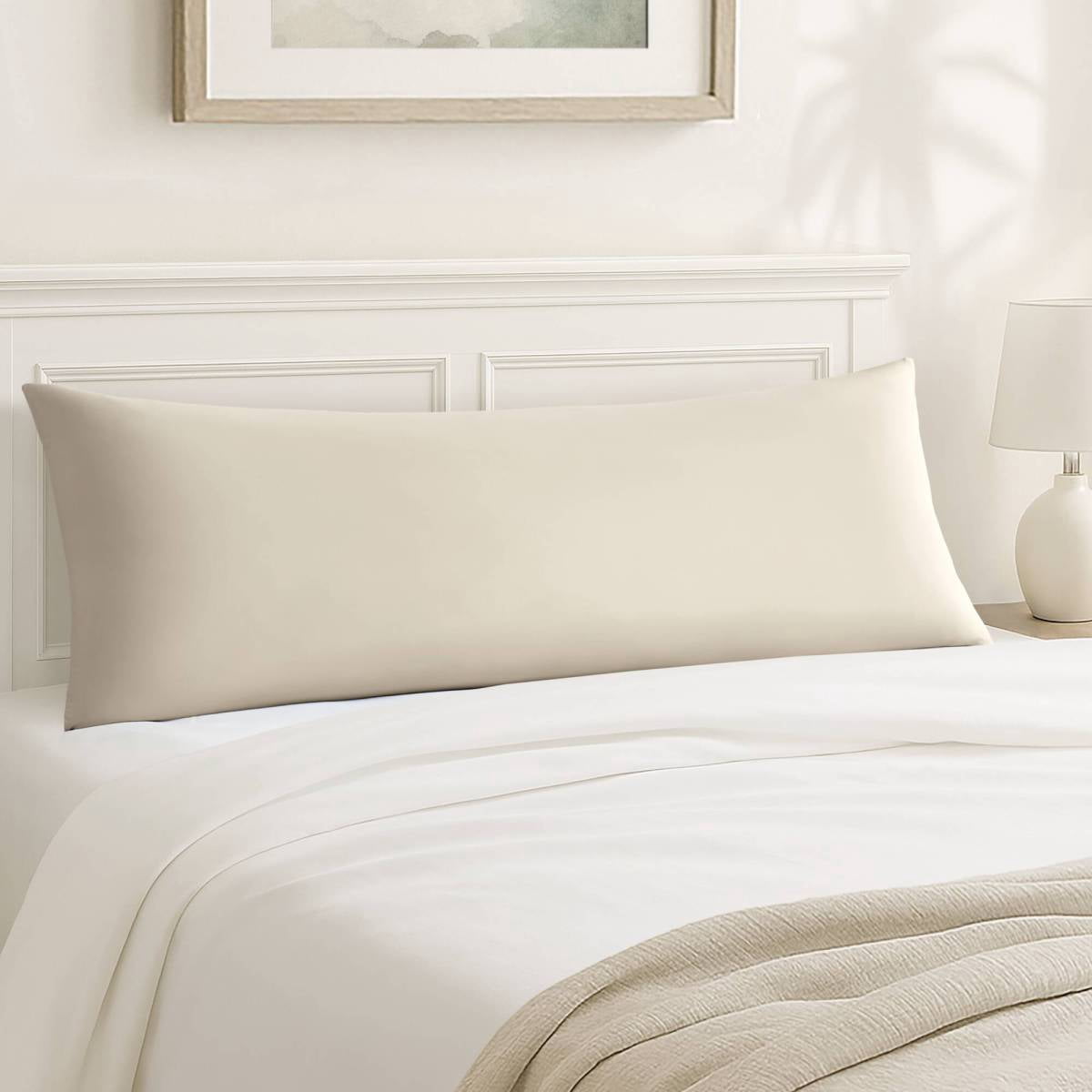 FENGFAN Neutral Cooling Full Body Pillow 20x54" Memory Foam Support Pillow with Washable Cover