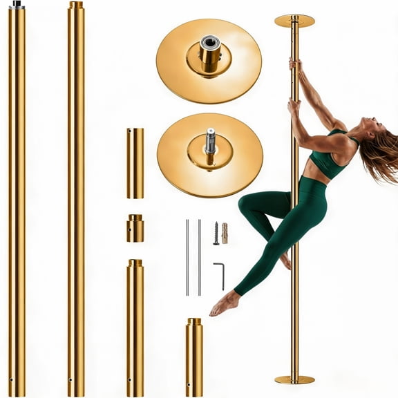FENGFAN Professional Dance Pole Kit Steel Adjustable 85108.5in